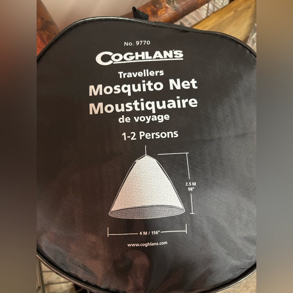 Coghlan's Black Mosquito Net for 1-2 Persons
